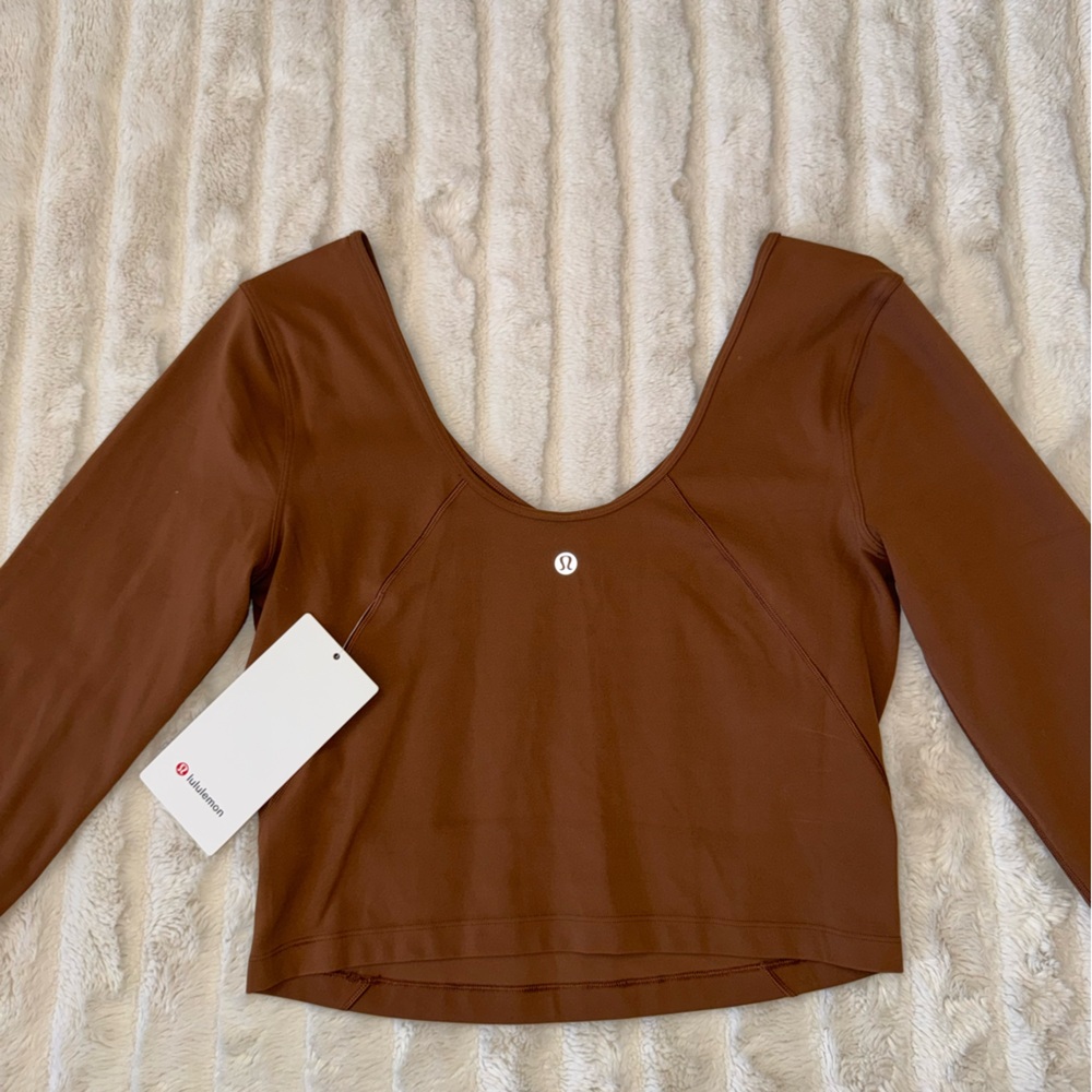 Lululemon NEW align women’s Java brown long sleev… - image 6